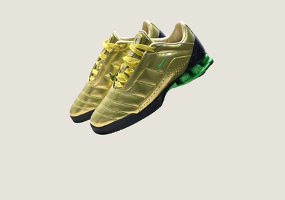 Total 90 Shox Secutor Maha Amsterdam Metallic Gold Green