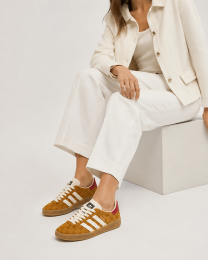 Gazelle Retro G-Monogram Brown Limited Edition