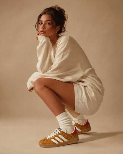 Gazelle Retro G-Monogram Brown Limited Edition