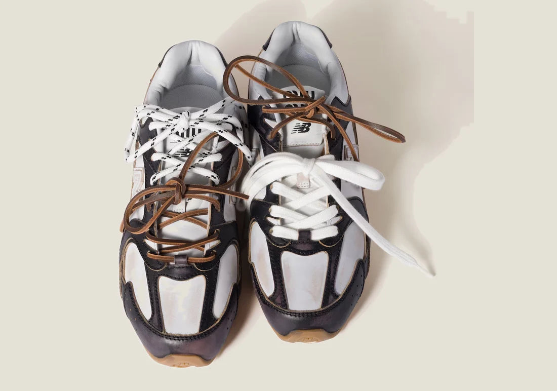 530 SL Runner – Deco’ Calf Leather & Suede Edition (Black / White)