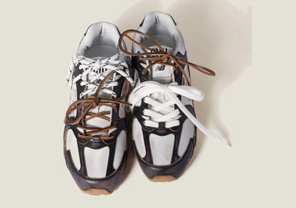 530 SL Runner – Deco’ Calf Leather & Suede Edition (Black / White)