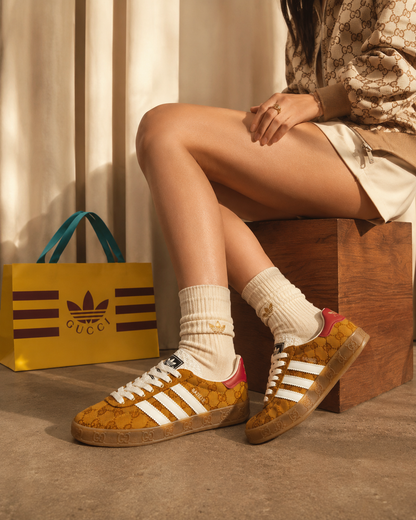 Gazelle Retro G-Monogram Brown Limited Edition