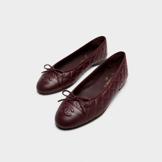 CN Ballet Flats Burgundy