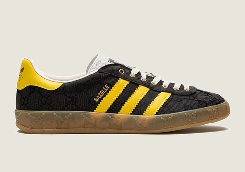 Gazelle Retro G-Monogram Black Yellow Limited Edition