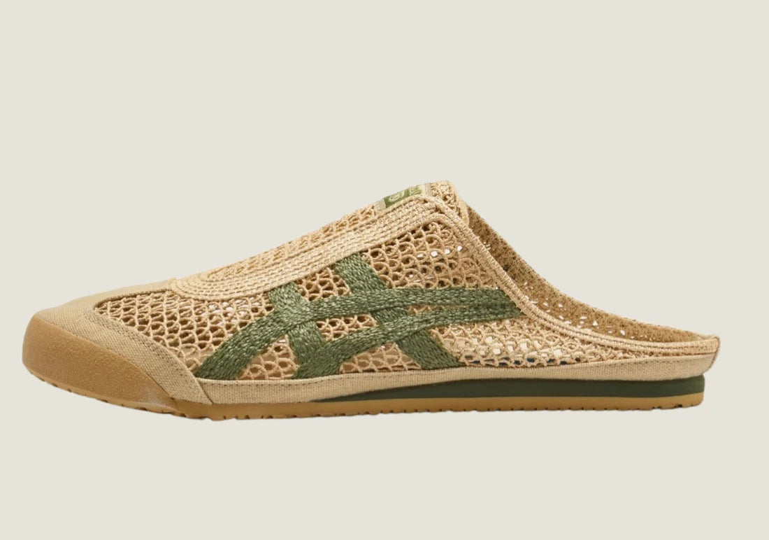 Mexico 66 Sabot Cream Green