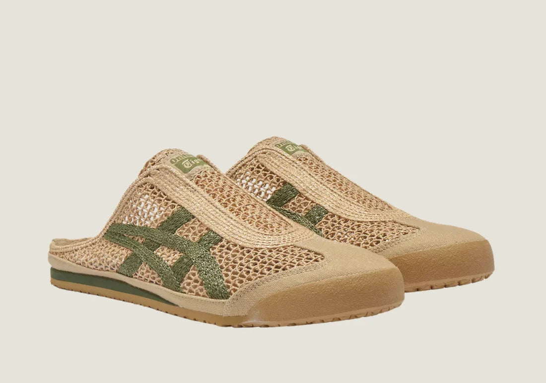 Mexico 66 Sabot Cream Green