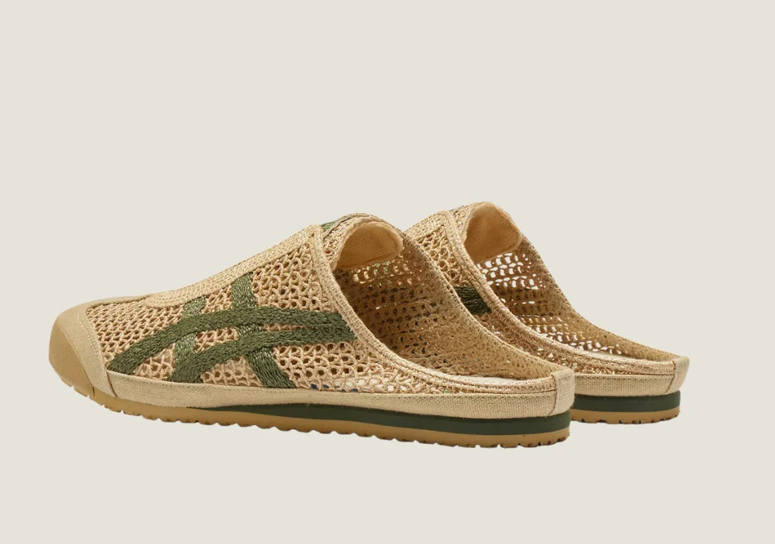 Mexico 66 Sabot Cream Green