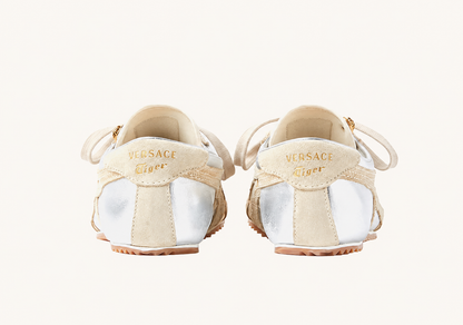 TAI-CHI Sakura Metallic Silver Gold Sneakers