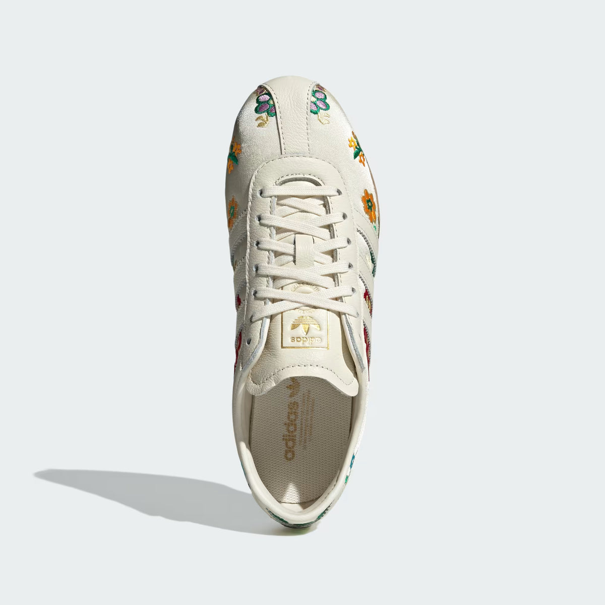 Tokyo floral-embroidered sneakers