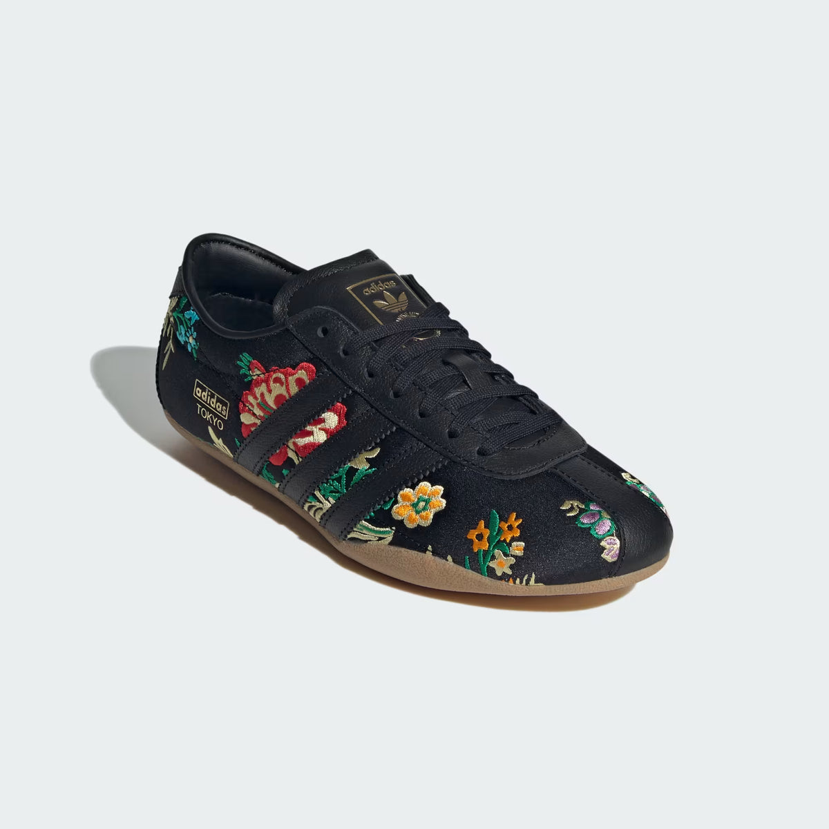 Tokyo floral-embroidered sneakers