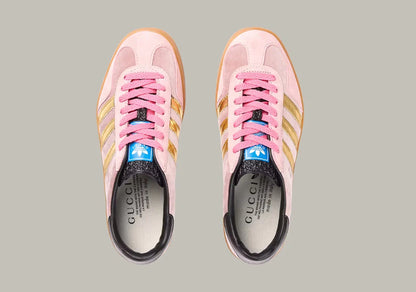 Gazelle Retro G-pink Velvet Limited Edition