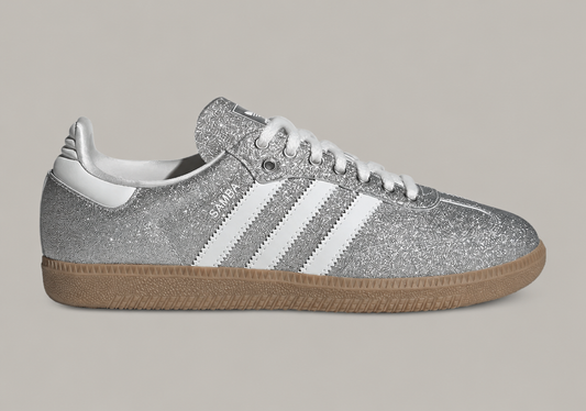 Disco Samba OG in Silver Glitter