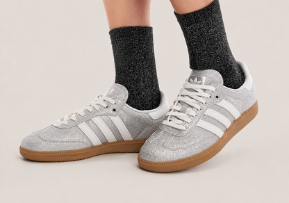 Disco Samba OG in Silver Glitter