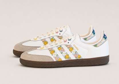 Samba OG Satin Floral Cloud Clear Granite
