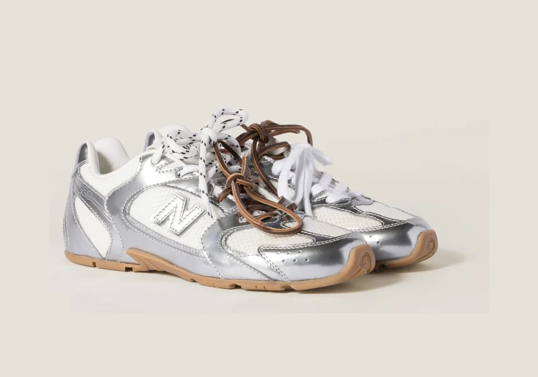 530 SL Runner – Leather and Mesh Metallic Edition