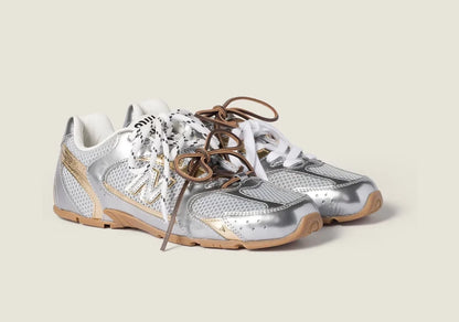 530 SL Runner – Leather and Mesh Metallic Gold Edition