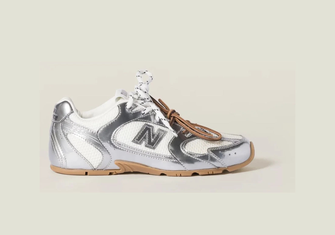 530 SL Runner – Leather and Mesh Metallic Edition