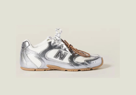 530 SL Runner – Leather and Mesh Metallic Edition