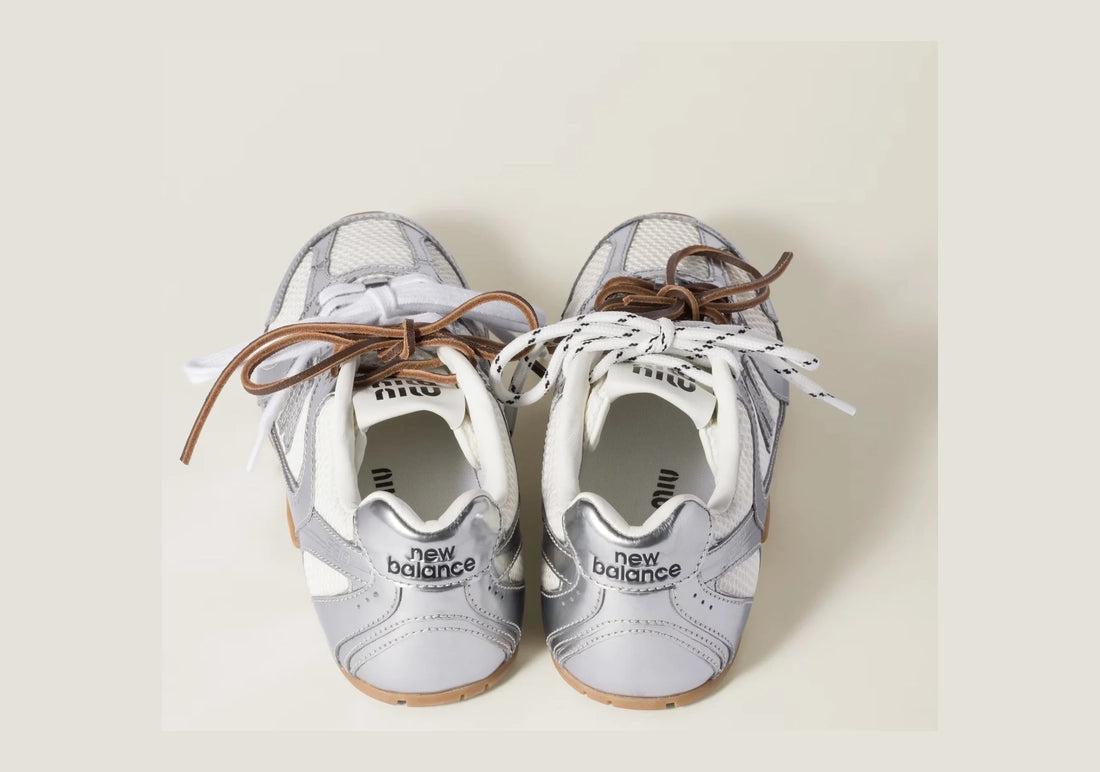 530 SL Runner – Leather and Mesh Metallic Edition