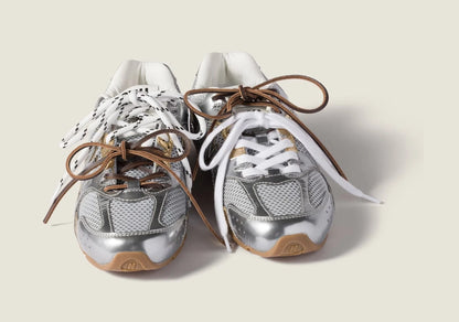 530 SL Runner – Leather and Mesh Metallic Gold Edition