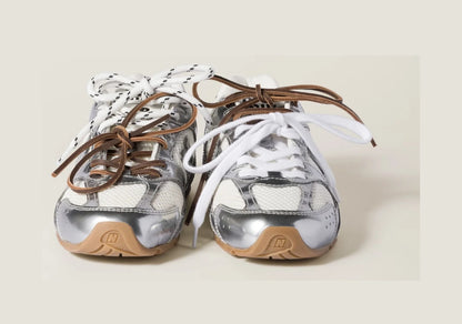 530 SL Runner – Leather and Mesh Metallic Edition